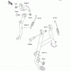 Ninja 500R (EX500-D9F) Подножка