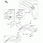 KLX110  (KLX110-A7F) Крылья