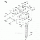 KX100  (KX100-D7F) Задняя подвеска