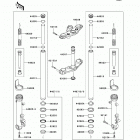 ER-6n (ER650-C9F) Передняя вилка
