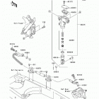 KLX140L  (KLX140-B9F) Задний торм цилиндр