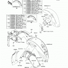 Vulcan 900 Classic LT (VN900-D9F) Fenders(jkavn2d1 7a011497-)