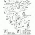 KLR650 (KL650-E9F) Радиатор