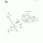 Ninja 500R (EX500-D9F) Педаль тормоза