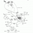 Vulcan 900 Custom (VN900-C8F) Топливная система