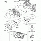 Vulcan 1700 Nomad (VN1700-C9FA) Левая крышка двигателя