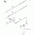 KLX110  (KLX110-A7F) Тросы управления