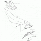 KLX140  (KLX140-A9F) Сидение