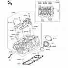 Versys (Canada Only) (KLE650-A9F) Головка цилиндра