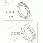 Ninja 250R (EX250-J9FA) Покрышки