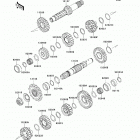 KLR650 (KL650-E9F) Трансмиссия