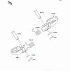KX65  (KX65-A6F) Подножки