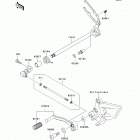 Ninja 250R (EX250-J9FA) Механизм переключения передач