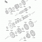 KX65  (KX65-A6F) Трансмиссия
