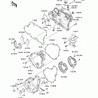 KLR650 (KL650-E9F) Крышки двигателя