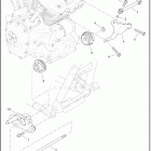 FLHTP 1FMP POLICE ELECTRA GLIDE (2022) ENGINE MOUNTS AND STABILIZER LINK