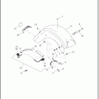 FLHTP 1FMP POLICE ELECTRA GLIDE (2022) FENDERS, REAR