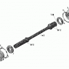 Outlander Max 800 STD 4 X 4 Ведущий вал