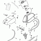 Mini DS 50 2-strokes 02- fuel tank, oil tank