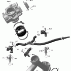 Outlander Max 800 STD 4 X 4 01- intake manifold and throttle body