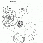 Mini DS 50 2-strokes Fan, air shroud