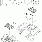 Outlander Max 400 STD 4 X 4 09- front storage tray