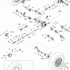 Outlander Max 400 STD 4 X 4 07- drive system, front, std