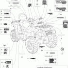 Outlander Max 800 STD 4 X 4 Наклейки