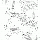 Outlander Max 800 STD 4 X 4 Передняя подвеска