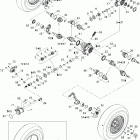 Outlander Max 400 STD 4 X 4 Drive system, front, std