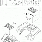 Outlander Max 400 STD 4 X 4 Front storage tray