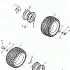Mini DS 90 4-strokes Заднее колесо