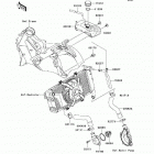 Ninja 650R (EX650-A6F) Патрубки охлаждения