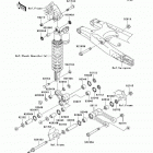 KX450F (KX450-D7F) Задняя подвеска