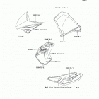 KLR650 (KL650-E8F) Decals(red)(e8f)