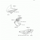 KLR650 (KL650-E8F) Decals(green)(e8f)