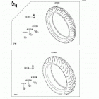 Versys (Canada Only) (KLE650-A7F) Колеса,покрышки