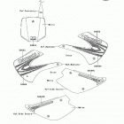 KX85  (KX85-A8F) Decals(green)(a8f)