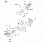 KX450F (KX450-D7F) Подножки