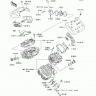Vulcan 1600 Nomad (VN1600-D7FA) Крышка головки цилиндров