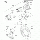 Vulcan 1500 Classic (VN1500-N7FA) Задний тормоз