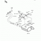 Ninja 650R (EX650-A6F) Глушитель
