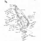 KX250F (KX250-T8F) Рама ,крепежные детали