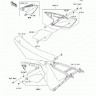KX250F (KX250-T8F) Боковые обтекатели