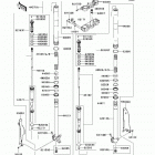 KX250F (KX250-T8F) Передняя вилка