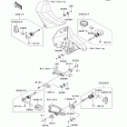 KLR650 (KL650-E8F) Повторитель сигналов