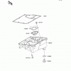 Ninja 650R (EX650-A6F) Маслянный поддон