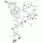 Ninja 650R (EX650-A6F) Механизм переключения передач