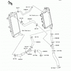 KX450F (KX450-D8F) Патрубки охлаждения