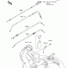 Ninja 650R (EX650-A6F) Тросы управления